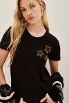 Remera Galaxy Stars Negro