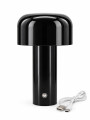 LAMPARA DE MESA TIPO HONGO NEGRO (V)