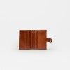 Tarjetero Sand en cuero liso satinado Cuoio