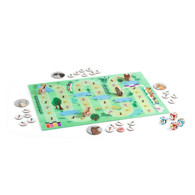 Carreras de caballos juego de mesa Djeco Carreras de caballos juego de mesa Djeco