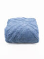 PIE DE CAMA FLANNEL ROMBOS PETROLEO