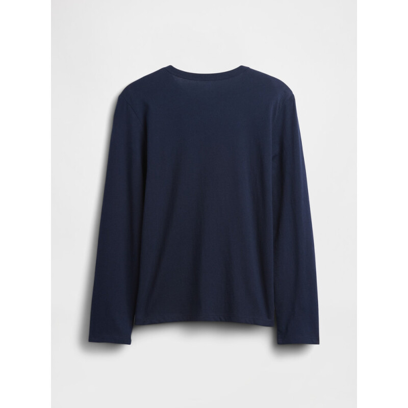 V-FRCH LS LOGO TEE TAPESTRY NAVY