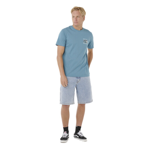 Remera Rip Curl Hazed & Tubed Tee - Azul Remera Rip Curl Hazed & Tubed Tee - Azul