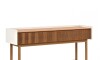 Mesa de Arrime Ripiado Off White
