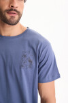 Remera Postal Azul
