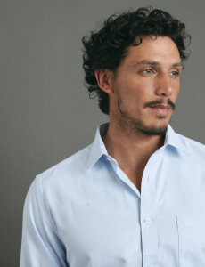 012686 CAMISA HARRINGTON LABEL Celeste