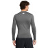 UA HG Armour Comp LS-WHT GRY-025