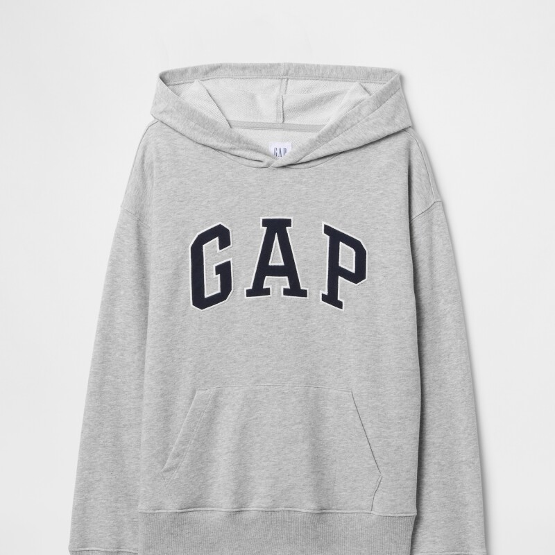 V-FRCH FT BAS HERITAGE LOGO PO LIGHT HEATHER GREY B08
