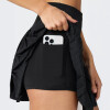 Falda Fabletics Hot Shot Pleated Negro