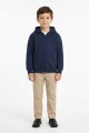 Campera deportiva clásica con capucha AZUL MARINO