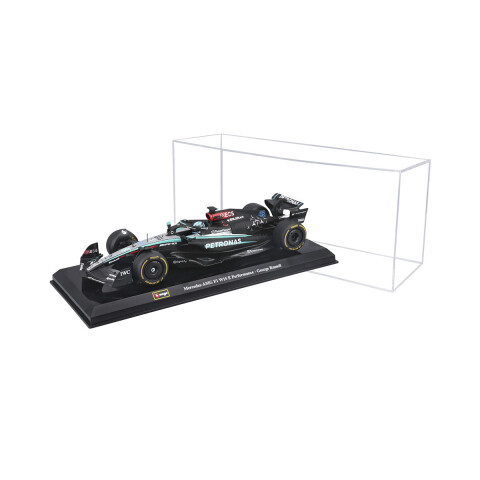Auto Bburago Formula 1 Mercedes Benz con Exhibidor Escala 1:24 Lewis Hamilton