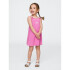 IE FRCH BOW STRAP LOGO DRESS STANDOUT PINK