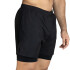 SHORT MEN POLY VERLAST 2-IN-1 URBAN 5"-BK NEGRO