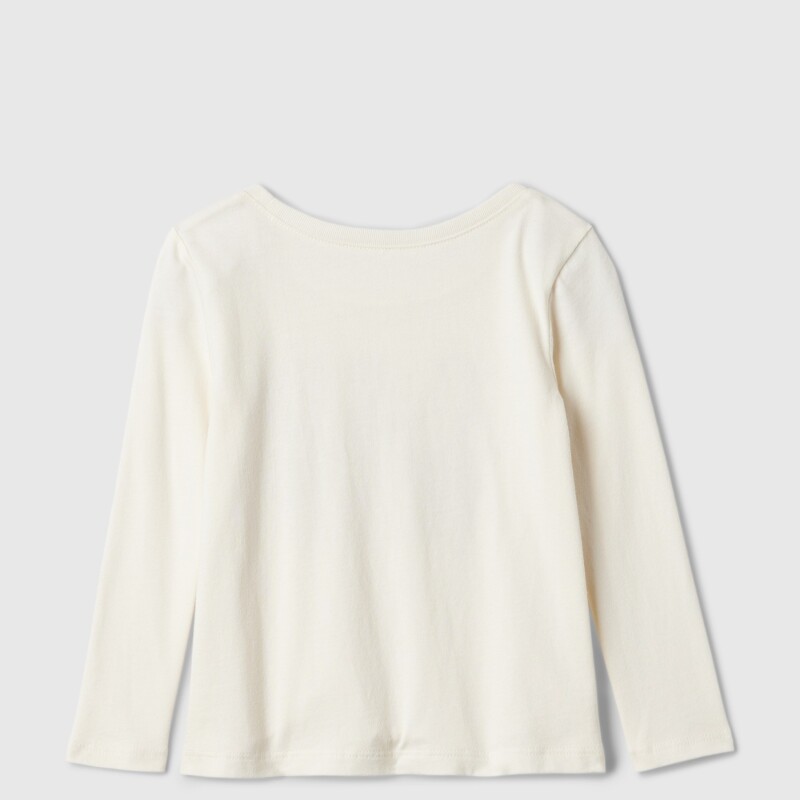 V-FRCH LS BF LOGO T IVORY FROST