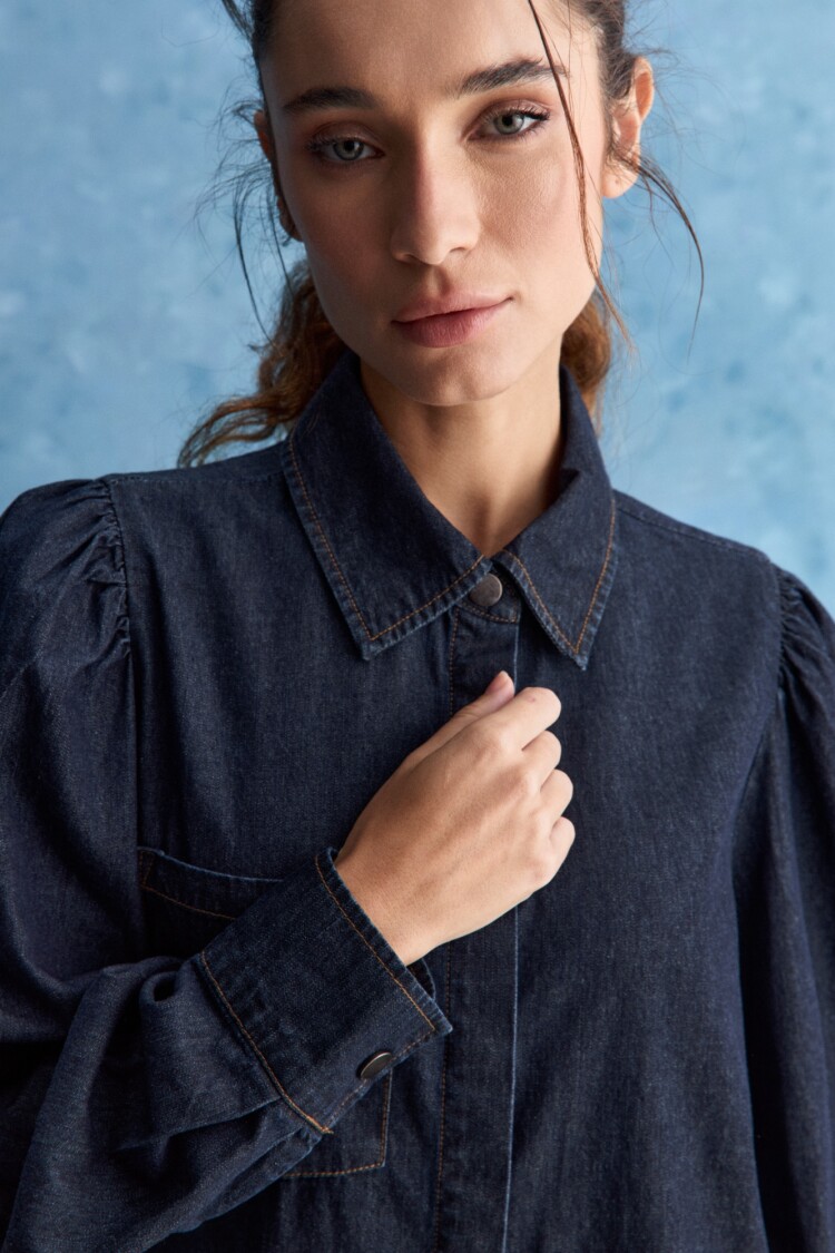 CAMISA AMORAS Indigo