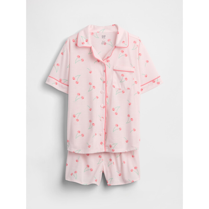 SS SHORT TRAD SET - FEB CHERRY PRINT