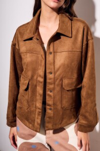 Sobrecamisa Gamuza Camel