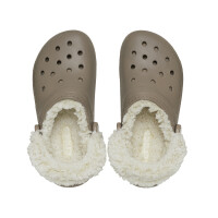Classic Clog Fleece Lined Marrón