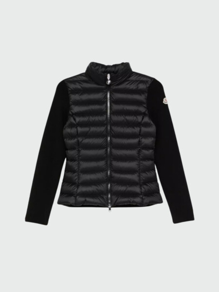 MONCLER - CARDIGAN DE LANA VIRGEN Negro
