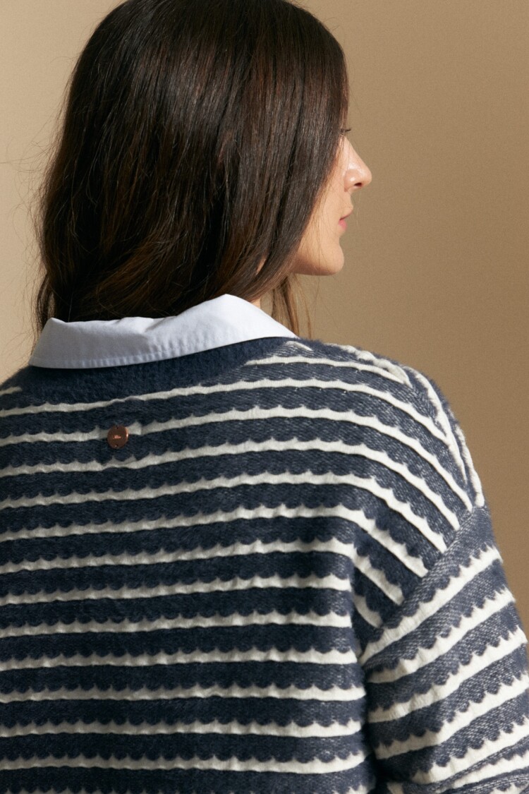 SWEATER LOMA Azul Marino