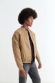 Campera bomber de nylon KHAKI