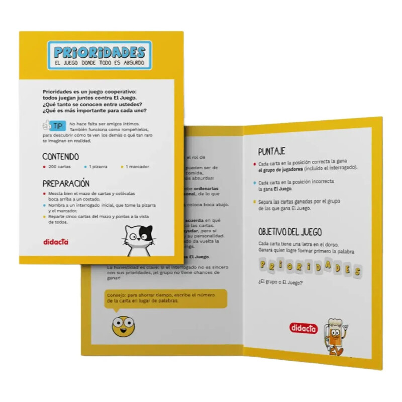 Prioridades Juego de mesa Prioridades Juego de mesa
