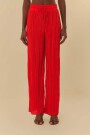 PANTALÓN PLISADO Rojo