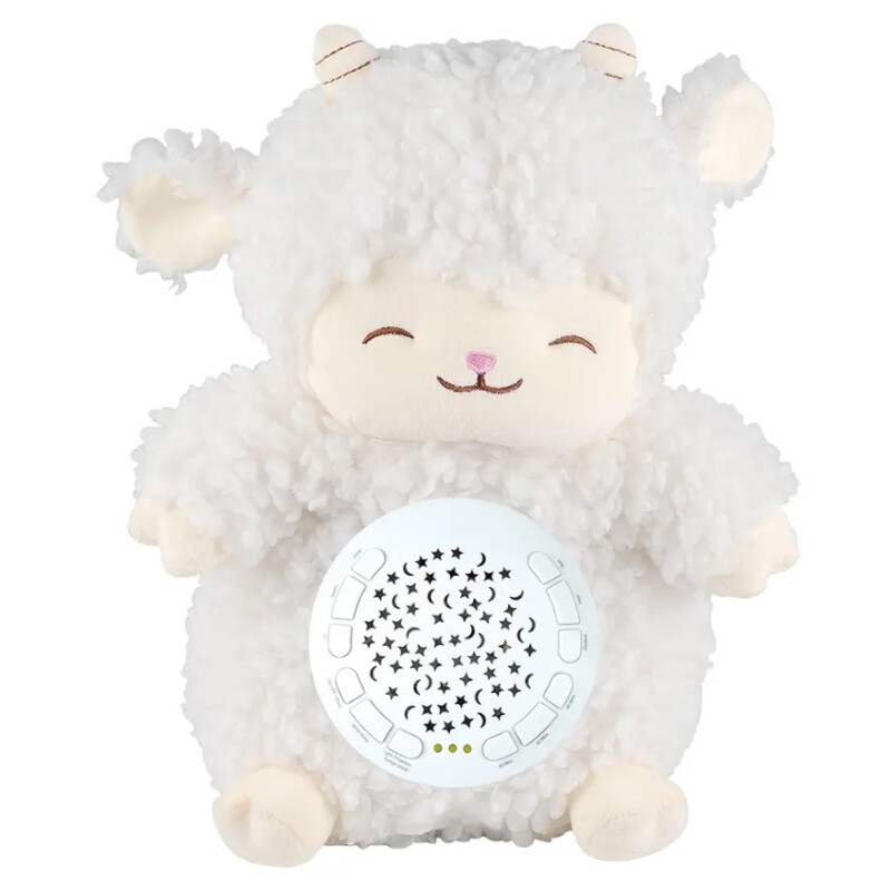Proyector Velador de Peluche con Musica y Luz Oveja