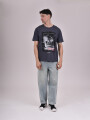REMERA LONG LIVE GRIS OSCURO