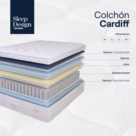 COLCHÓN QUEEN RESORTESPOCKET CARDIFF