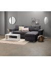 Sofá cama VEJLBY chaise longue gris osc Sofá cama VEJLBY chaise longue gris osc