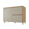 Bajo Mesada 2 Puertas 2C Condessa Marron/Gris Bajo Mesada 2 Puertas 2C Condessa Marron/Gris