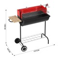 PARRILLA A CARBON CON ROLDANA Y RUEDAS C/CHAPA PARRILLA A CARBON CON ROLDANA Y RUEDAS C/CHAPA