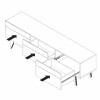 Rack para TV - Classic 1.8 Linea Manhattan - Blanco Rack para TV - Classic 1.8 Linea Manhattan - Blanco