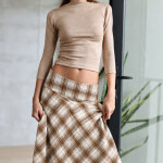 FALDA VIKTORIA NEW CAMELL
