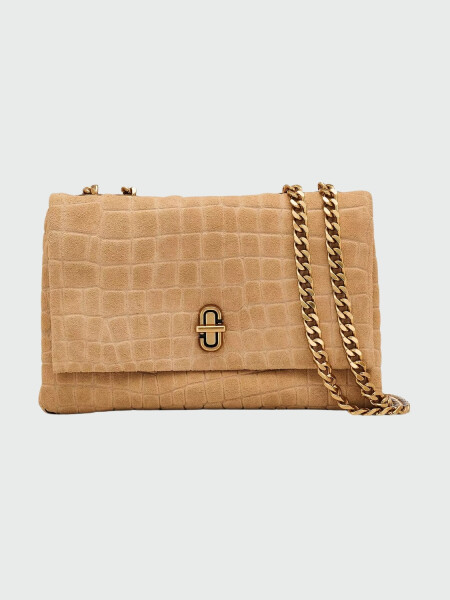 MARC JACOBS - THE SLIM DUAL CHAIN SHOULDER Gris