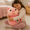 Manta De Apego Peluche C/Frazada 1.60m X 1.00m Inf. Cerdo