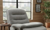Sillón Recliner Giratorio mecedora - Atlas Gris