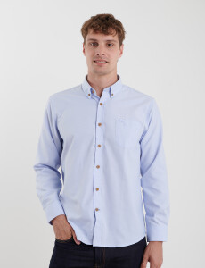012587 CAMISA HARRINGTON LABEL Celeste