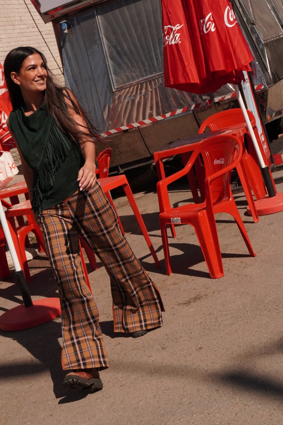 Crazy Pants Vol2 Cuadrillé Mostaza