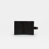 Tarjetero Sand en cuero graneado Negro