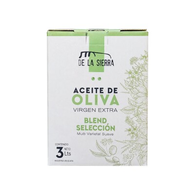 Aceite de Oliva Virgen Extra Blend Selección Bag in Box 3L De La Sierra Bag In Box 3l De Las Sierras