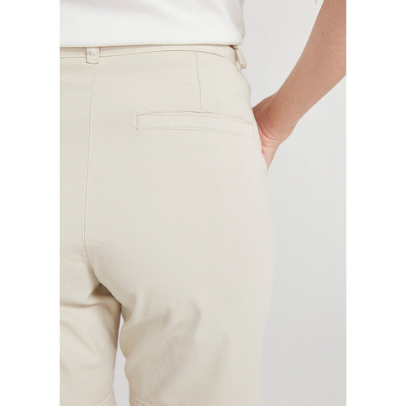 BERMUDA FEM GRIS CLARO