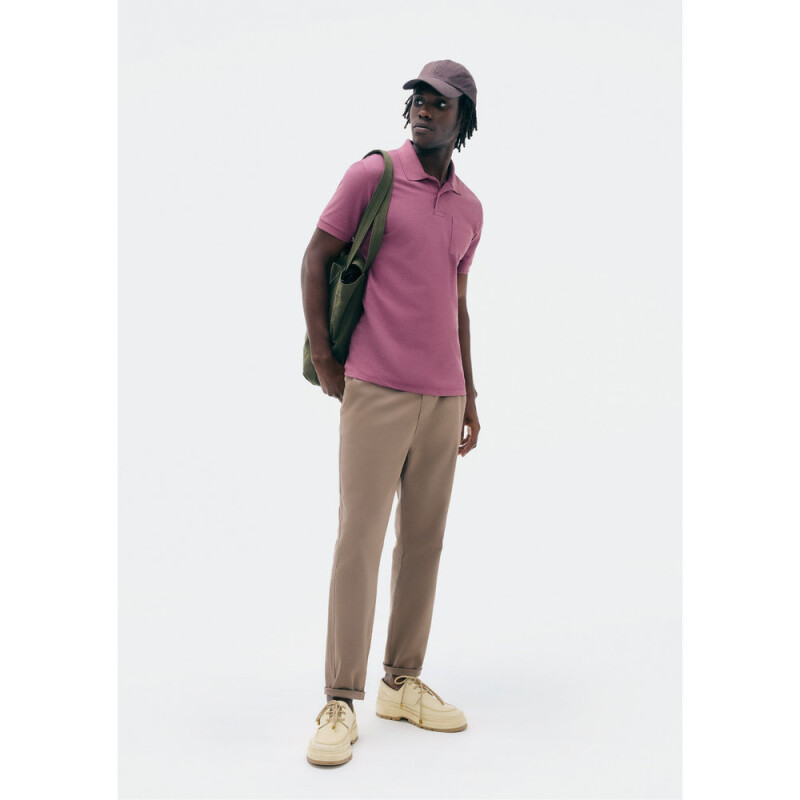 CAMISA POLO MM MASC ROXO MESCLA