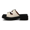 Sandalia Vizzano Mujer Taco 3cm Blanco-negro