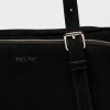 Cartera al hombro Lagoon en efecto gamuza Negro