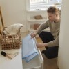 Baño Stokke flexibath clasico transparente celeste