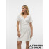 VMMYMILO S/S SHORT WRAP DRESS WVN GA SNOW WHITE