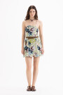 VESTIDO FLOWERS Amarillo