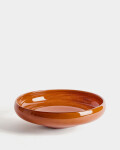 Centro de mesa Denuo de vidrio terracota Ø34 cm